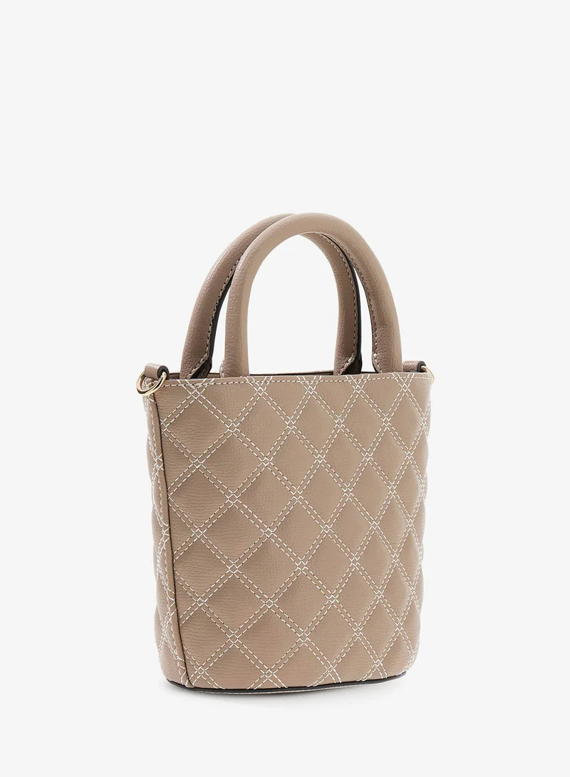 GUESS Giully II Quilted Mini Tote